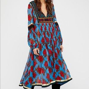 FP Bold Blooms dress, rare blue, trade 4 lavender?